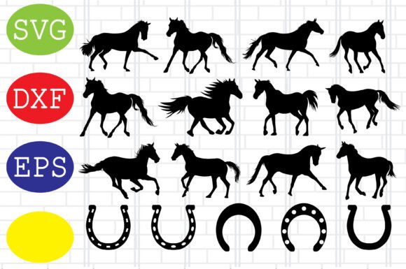 Download Horse Silhouette, Horseshoe Svg, Animal - Horseshoe Collection
