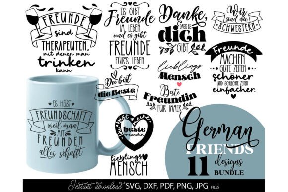 Download German Friends SVG Bundle - Friends svg Collection