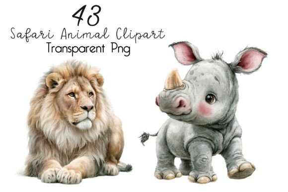 Download Safari Animal Clipart Bundle - Safari animal Collection