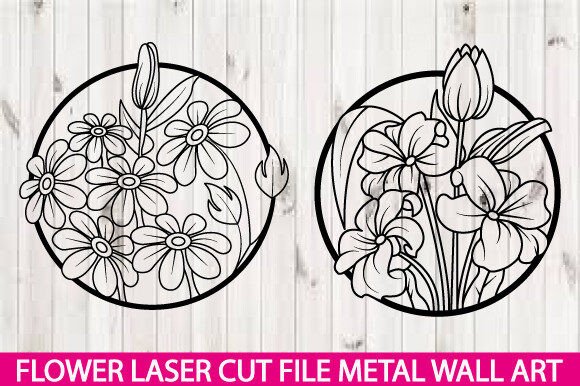 Download Flower Laser Cut Metal Wall Art Svg - Flower laser cut Collection